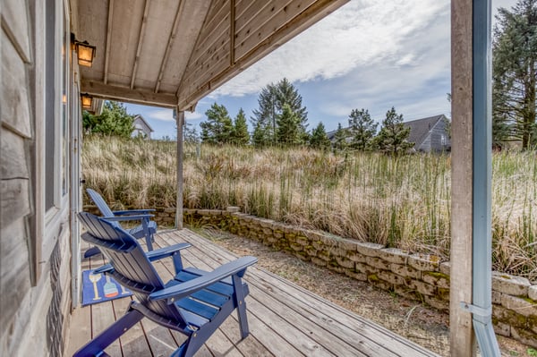 Outdoor lounging area