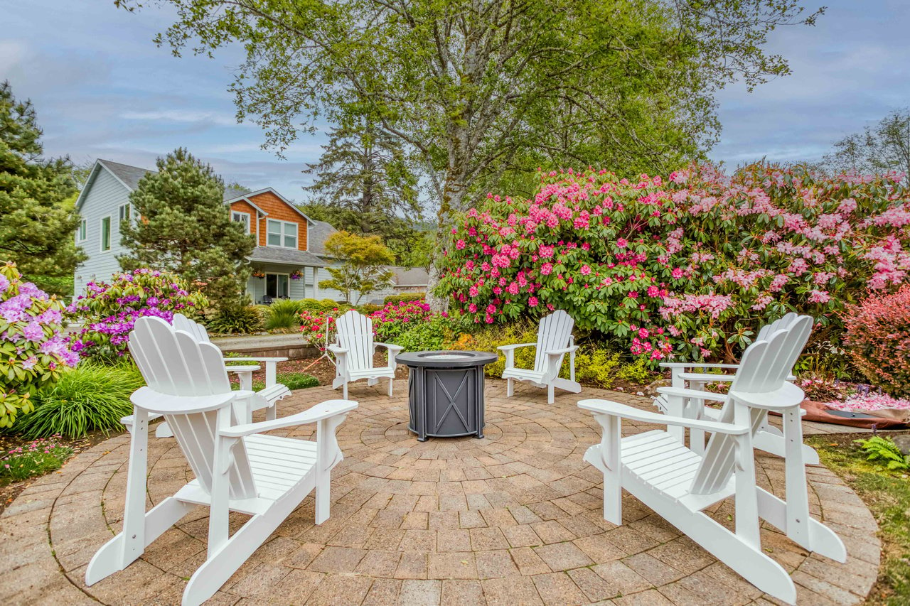 Front Yard Seating with Propane Fire