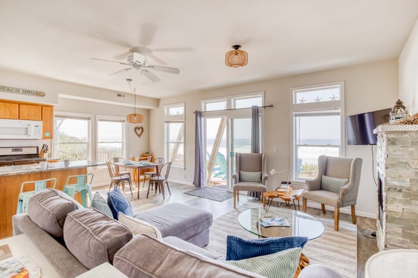 Living Room with huge windows