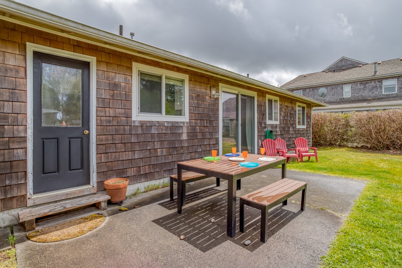 Back Yard with outdoor seating