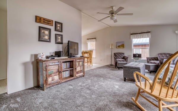 Living Room with Amenities