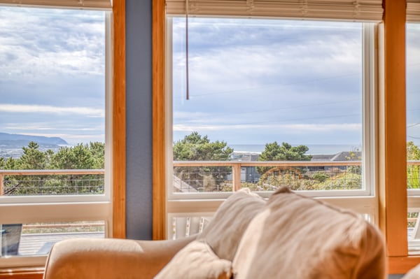 Beach View from Living Room