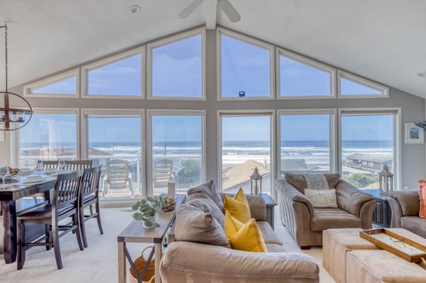 Living Room with huge windows