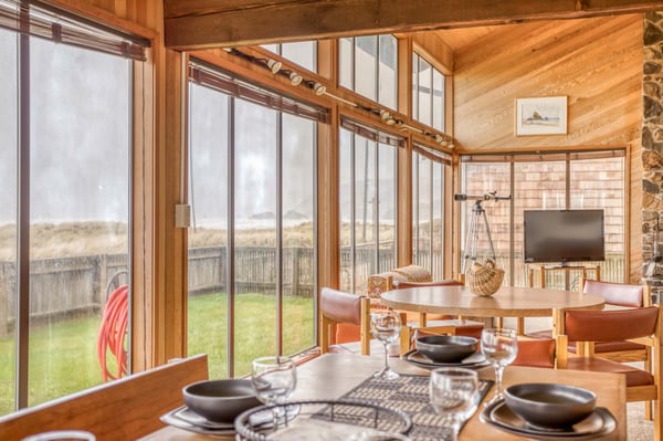 Dining Area with Card Game Table- Ocean View