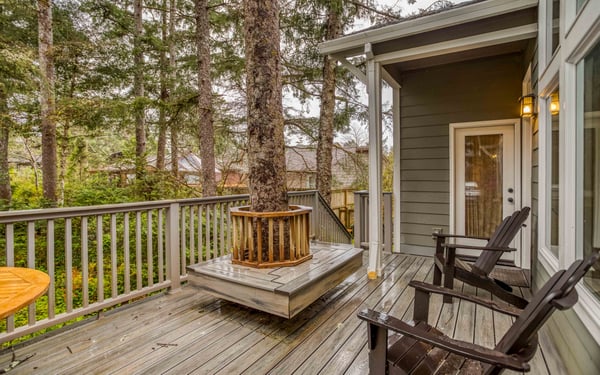 Back Deck space with seating