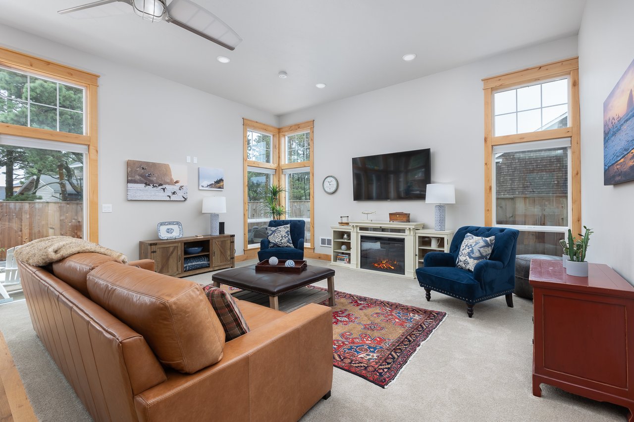 Living Room with Amenities