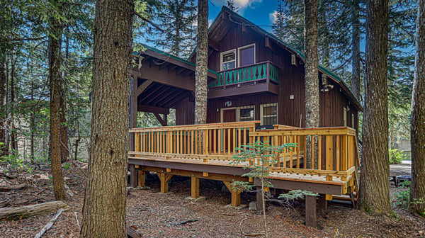 Moosewood Cabin Back Deck