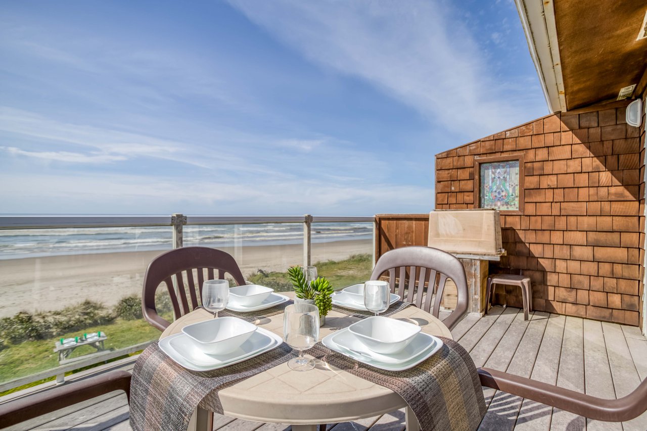 Balcony Seating with table