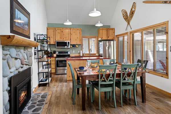 Dining Area and Kitchen