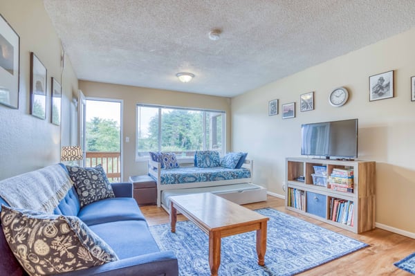 Living Room with Flat-Screen TV