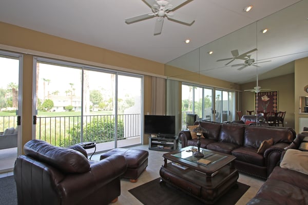 Living Room with comfortable Bed