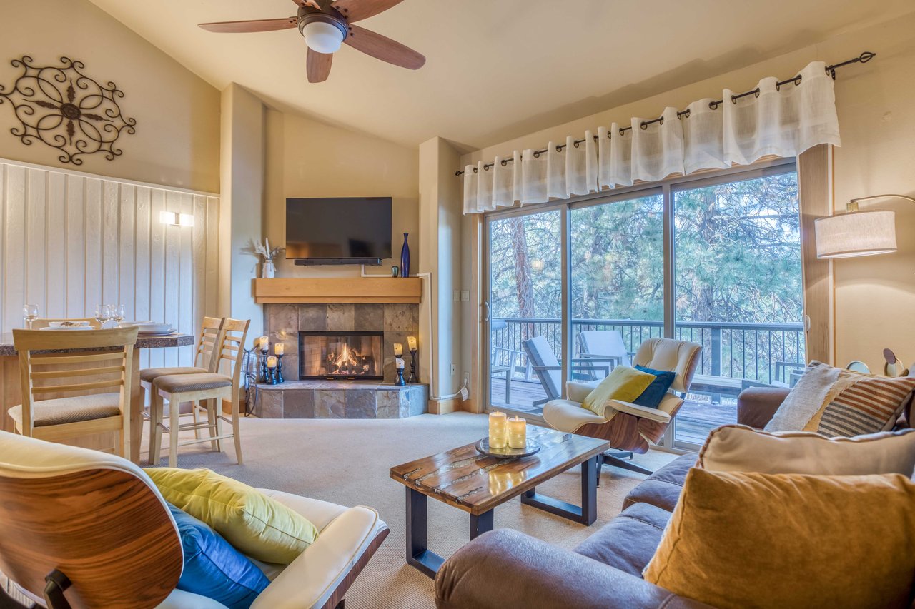 Living Room with Fireplace