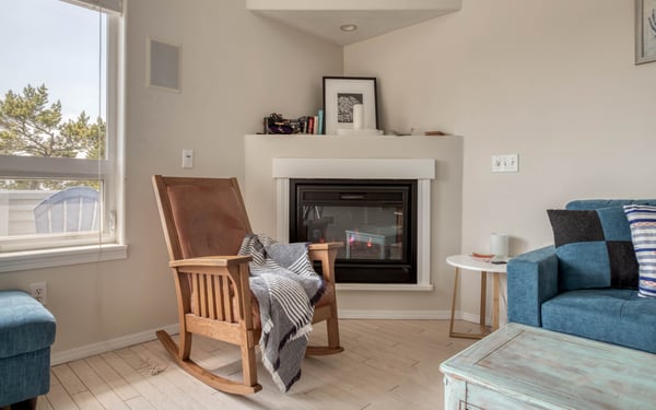 Living Room with Amenities