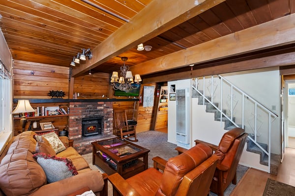 Living Room with Fireplace