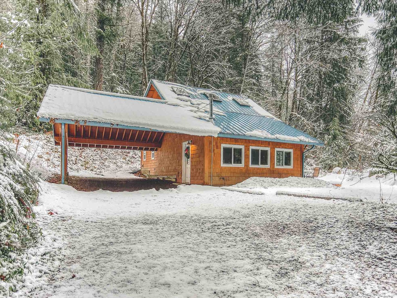 Patio View in winter