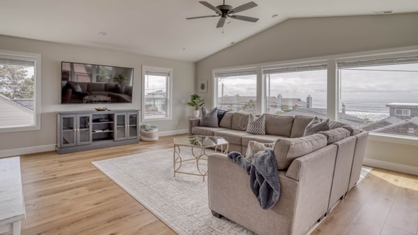 Living Room with television