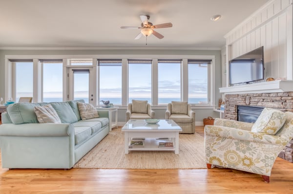 Living Room with huge windows