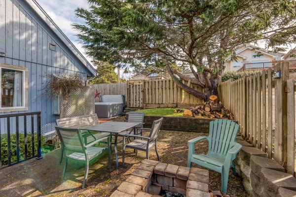 Back Patio With Seating