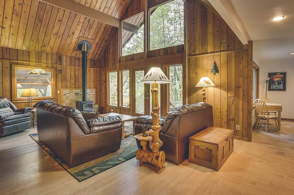 Living Room with natural sunlight and amazing views