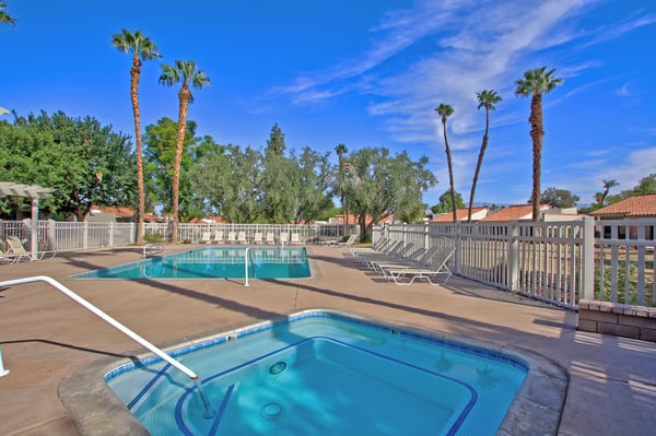 Jacuzzi and Pool Area