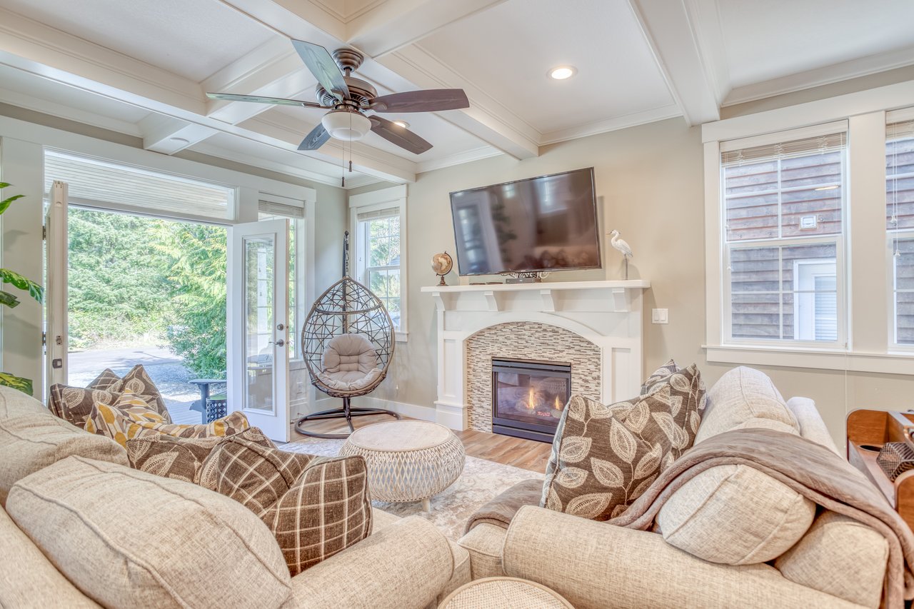 Living Room and Fireplace