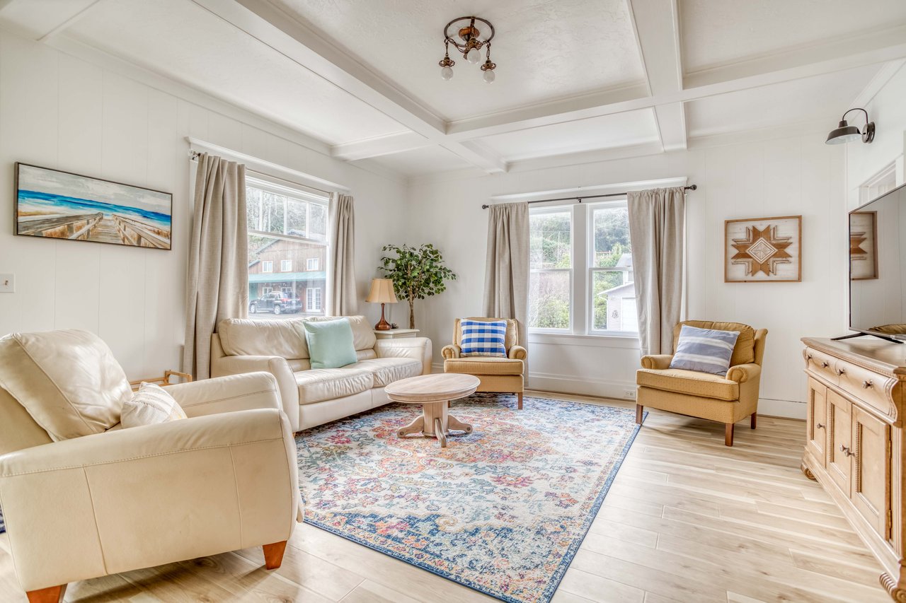 Living Room with Window Views