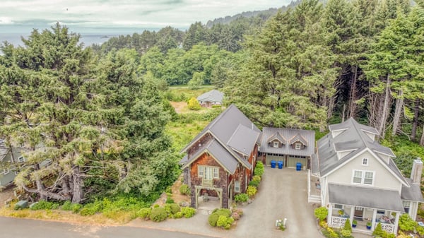 Cascade Cottage Aerial View