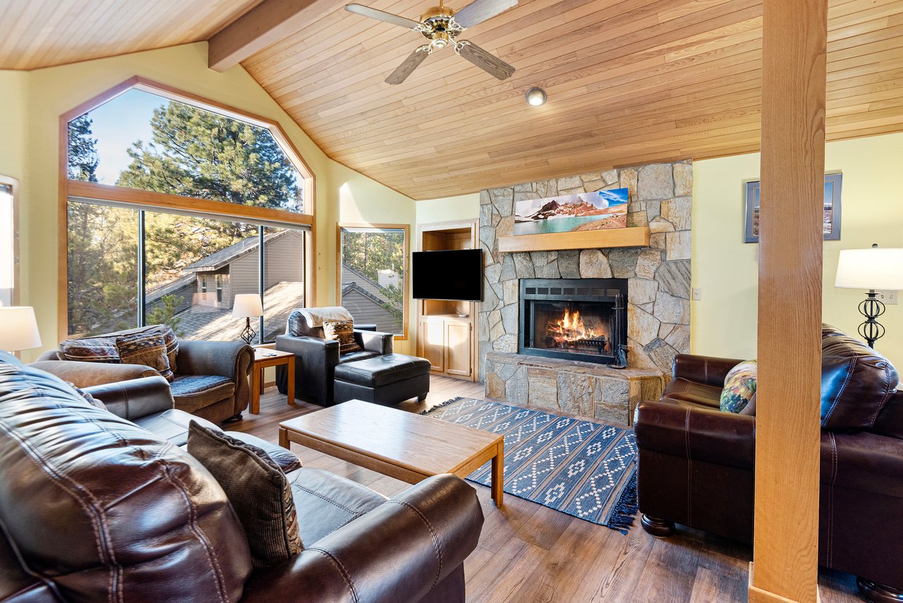 Living Room and Fireplace