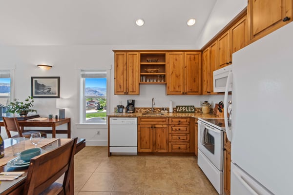 Open Concept Kitchen and Dining Area