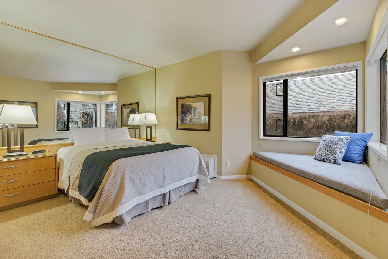 Bedroom with Window Seat