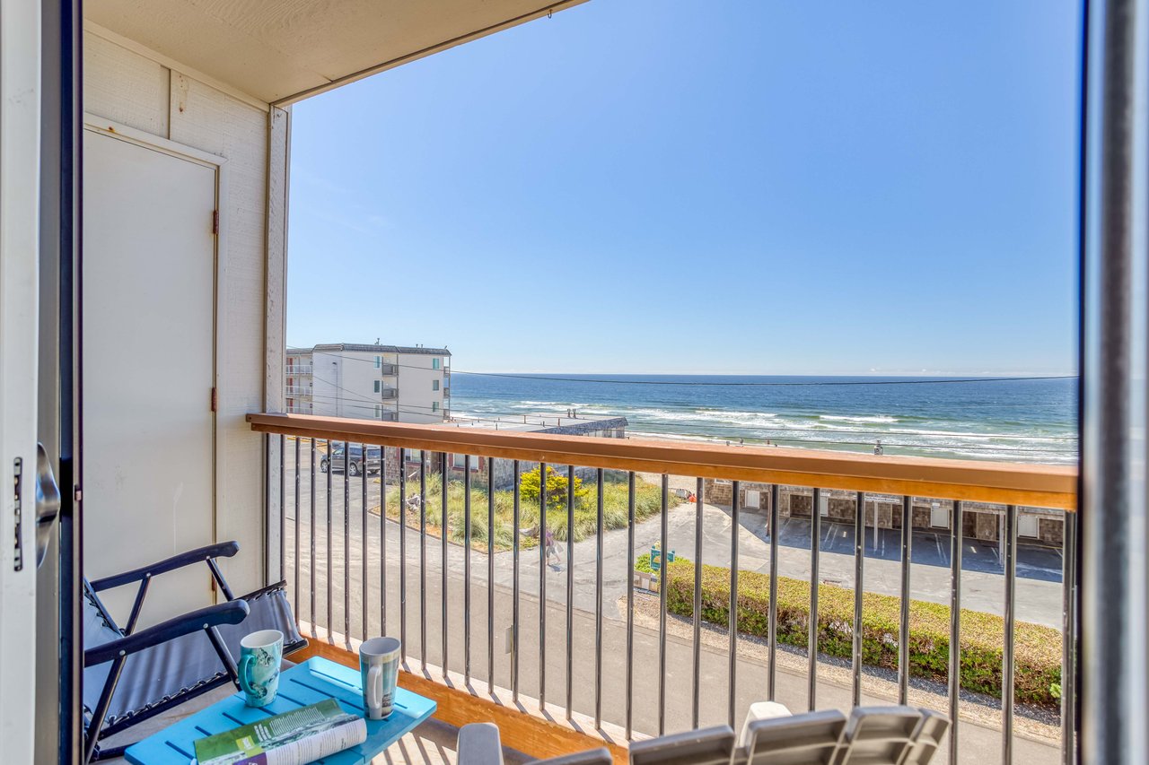 Balcony with Beach View