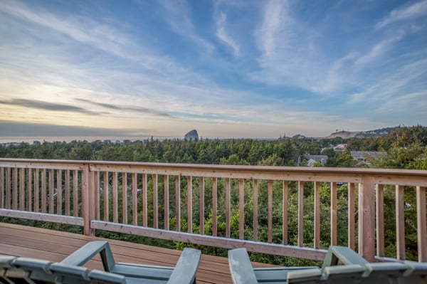 Deck Views with Outdoor seating