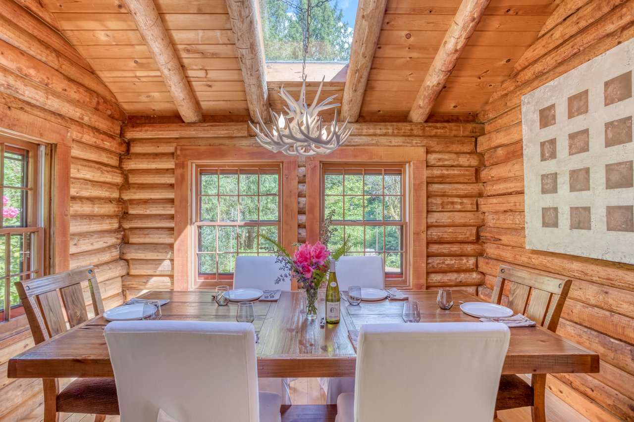 Dining Area with Window Views