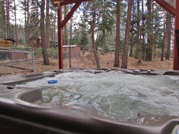 Private Outdoor Hot Tub With Treed Views