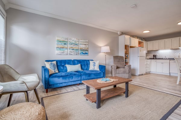 Living Room with decorations