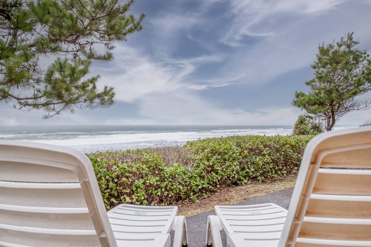 Outdoor Seating with Ocean view