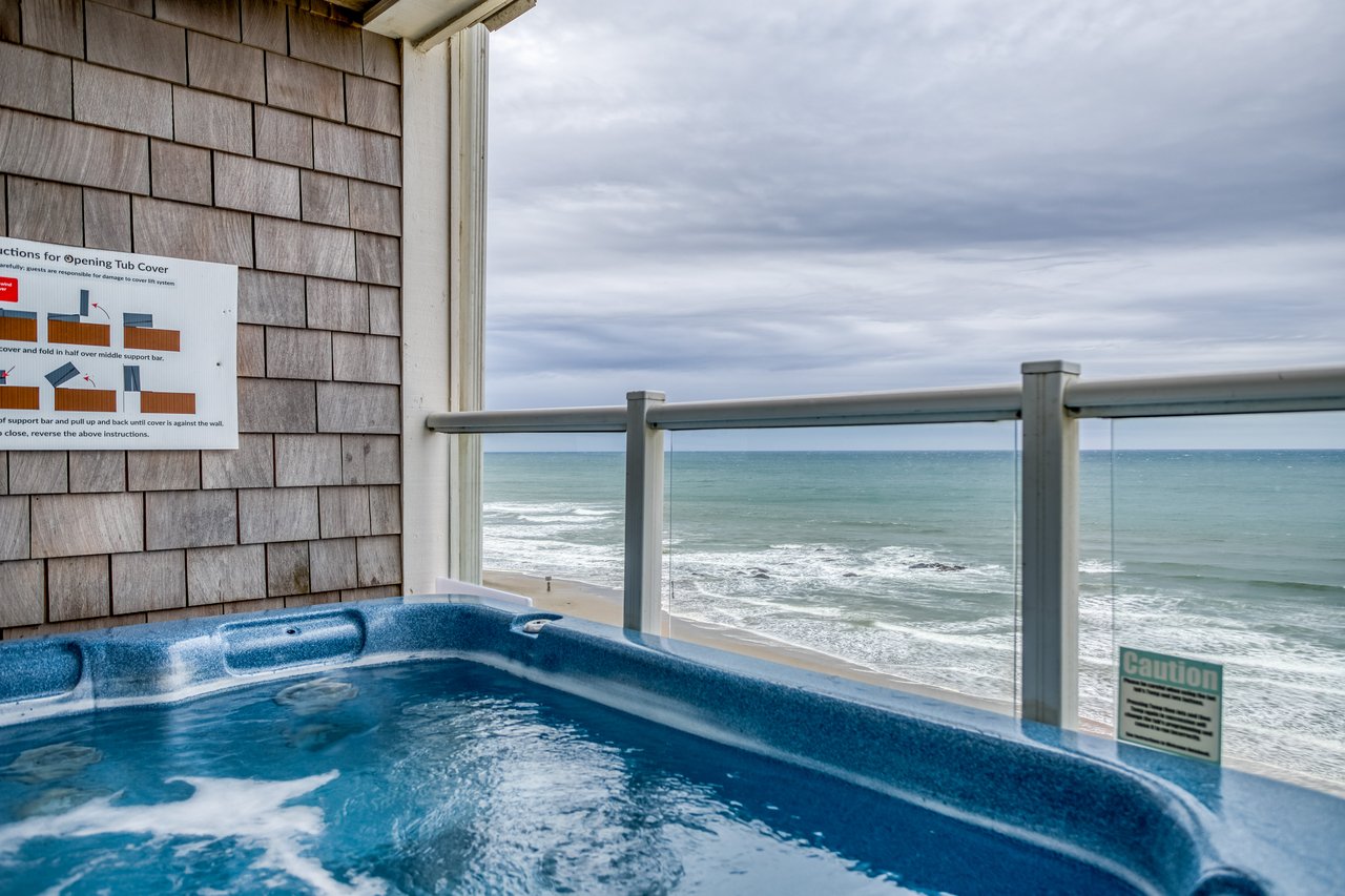 Hot Tub with a beach