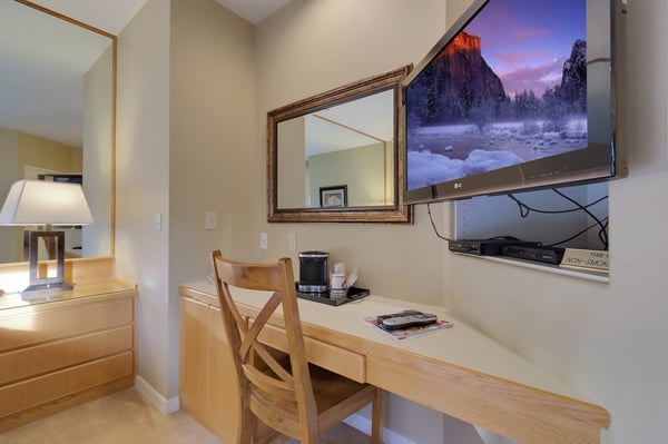 Bedroom Desk and TV