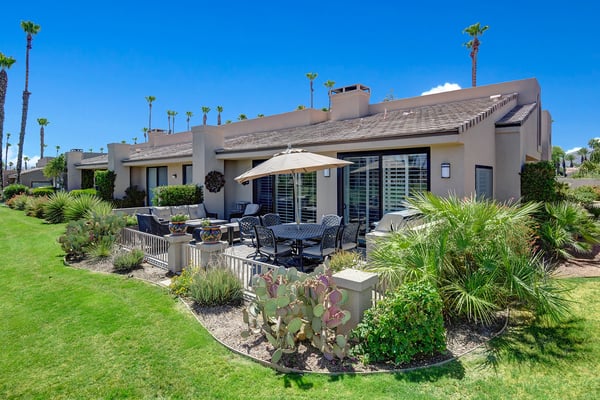 BACKYARD AND PATIO AREA