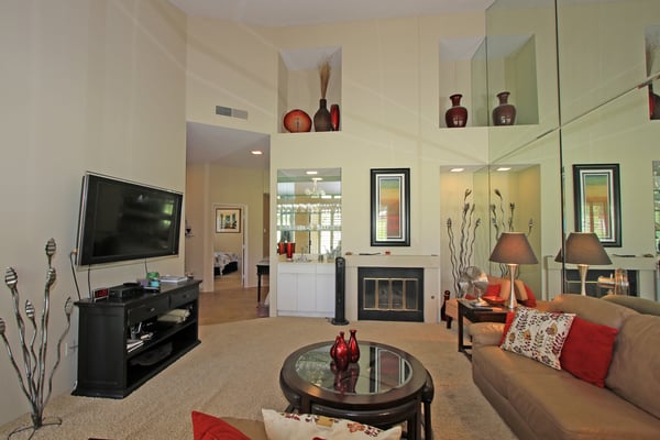 Living Area with elegant accents