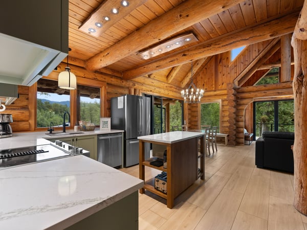 Kitchen at Riverside Retreat