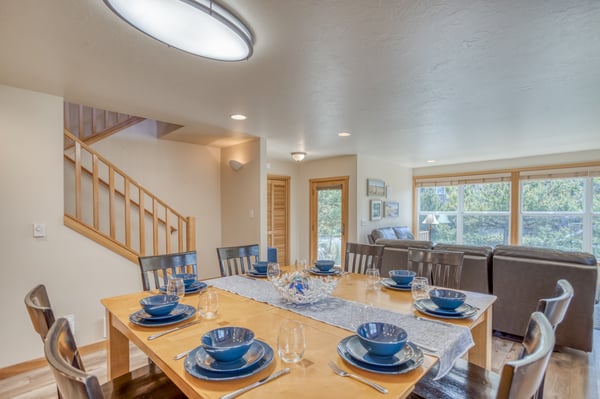 Dining table with cutlery