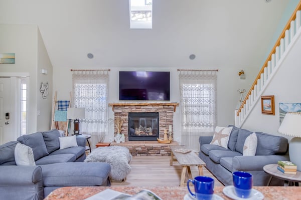 Living Room with Amenities