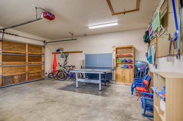 Garage with recreational activities