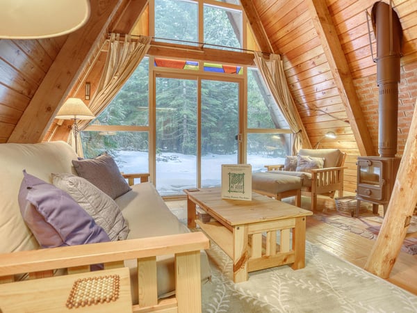 Living Room with large windows