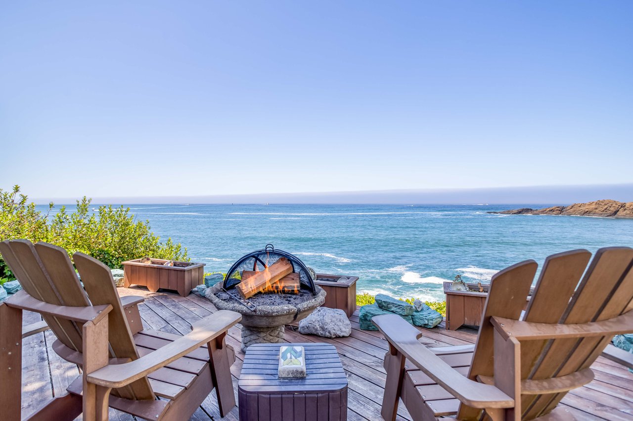 Ocean Garden Suite Firepit