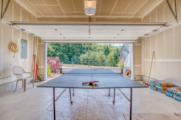 Garage with Ping Pong Table