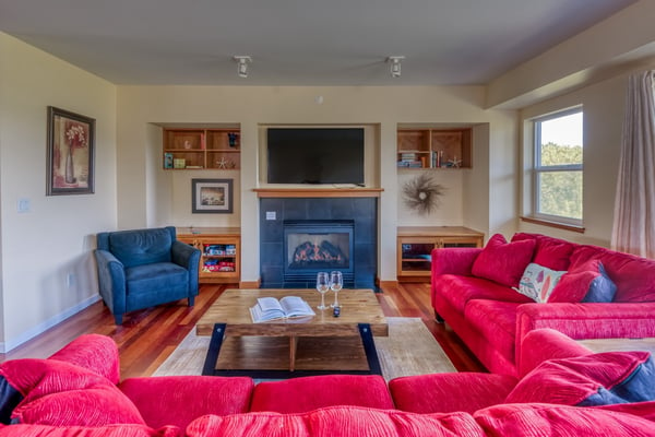 Living Room with Fireplace