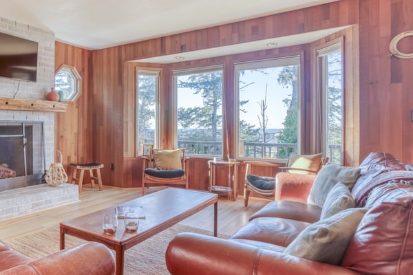 Living Room with Ocean Views