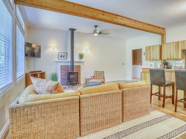 Living Room with Fireplace